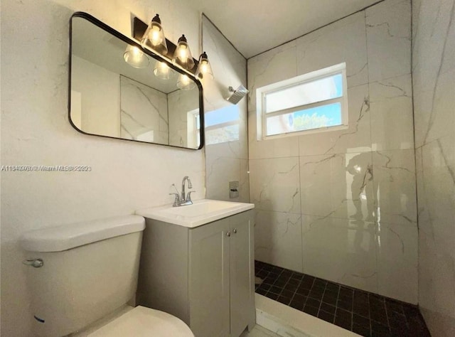 1130 NE 111th St, Biscayne Park, FL 33161 - full bath with vanity and a marble finish shower