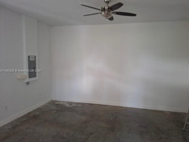 16961 SW 213th Ln, Miami, FL 33187 - empty room featuring ceiling fan and baseboards