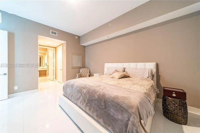 14951 Royal Oaks Ln Unit 102, North Miami, FL 33181 - bedroom with tile patterned floors