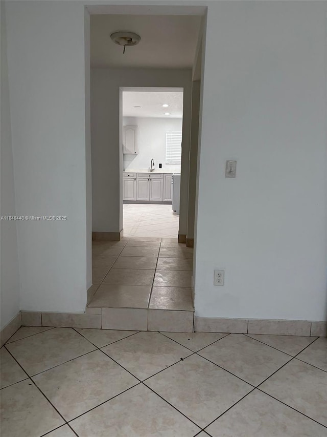 433 SW 28th Ave, Fort Lauderdale, FL 33312 - corridor with light tile patterned floors