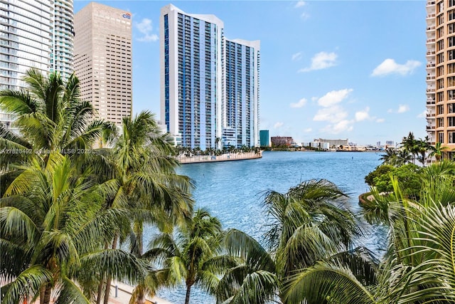 465 Brickell Ave Unit 417, Miami, FL 33131 - water view with nearby urban area