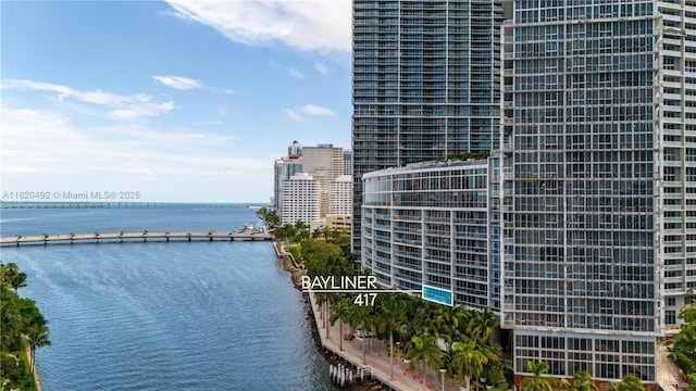 465 Brickell Ave Unit 417, Miami, FL 33131 - water view with nearby urban area