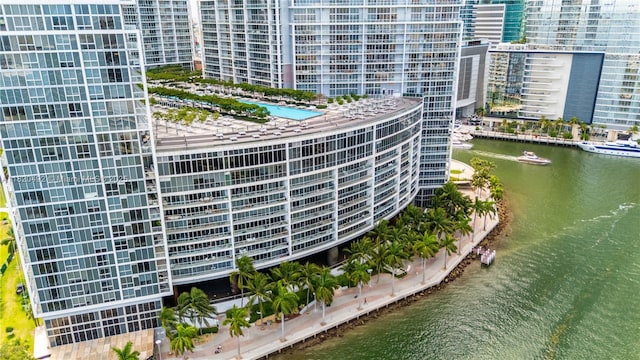 465 Brickell Ave Unit 417, Miami, FL 33131 - view of property with a water view