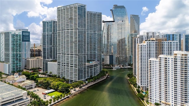 465 Brickell Ave Unit 417, Miami, FL 33131 - skyline view featuring a large body of water