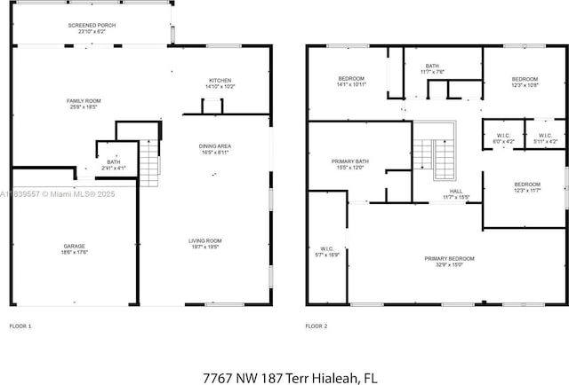 7767 NW 187th Ter, Miami, FL 33015 - view of home floor plan
