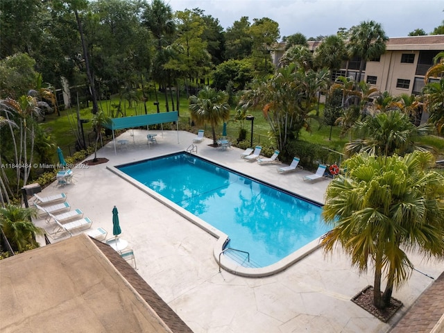 7625 NW 79th Ave Unit 101, Tamarac, FL 33321 - community pool featuring a patio area
