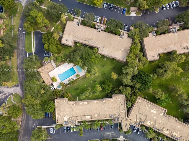 7625 NW 79th Ave Unit 101, Tamarac, FL 33321 - aerial view of property and surrounding area with a pool area