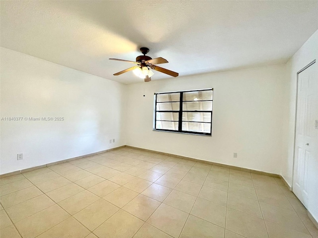 1725 SW 131st Place Cir S, Miami, FL 33175 - spare room featuring a ceiling fan and light tile patterned flooring