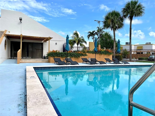 1725 SW 131st Place Cir S, Miami, FL 33175 - view of swimming pool with a patio area