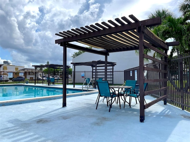 1725 SW 131st Place Cir S, Miami, FL 33175 - community pool with a pergola and a patio