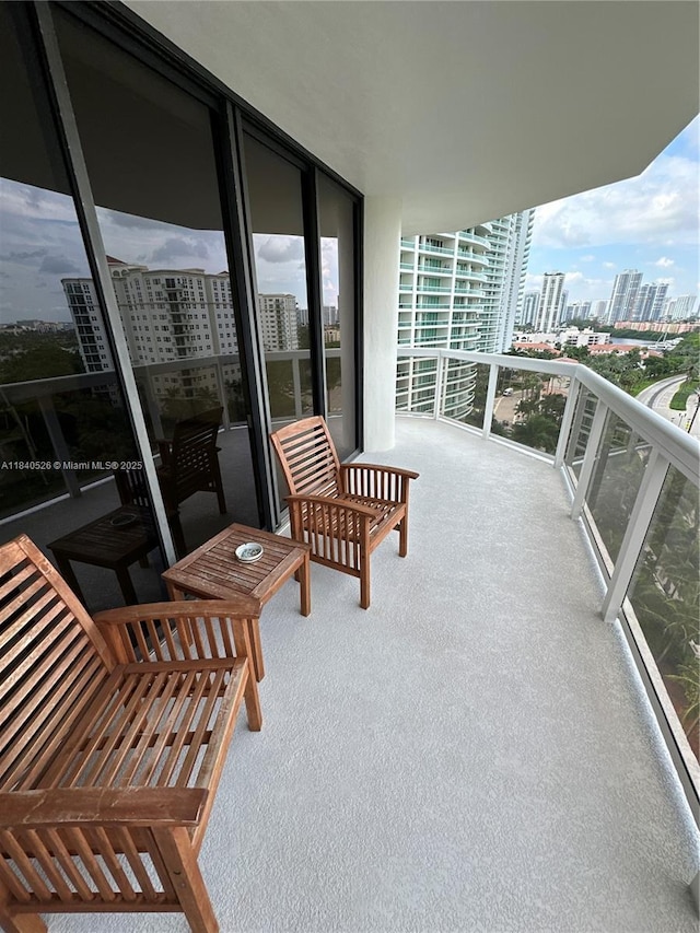 20185 E Country Club Dr Unit 1105, Aventura, FL 33180 - balcony with a city view