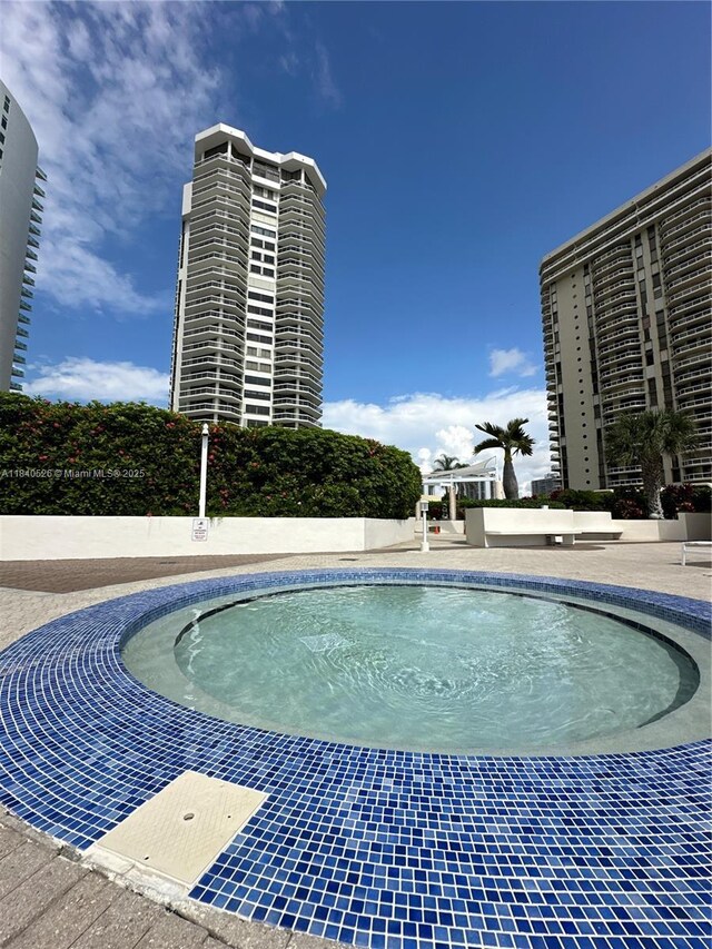 20185 E Country Club Dr Unit 1105, Aventura, FL 33180 - view of pool with a pool