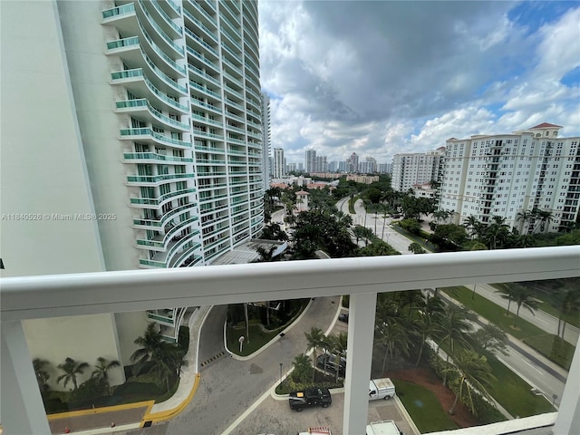 20185 E Country Club Dr Unit 1105, Aventura, FL 33180 - balcony with a city view