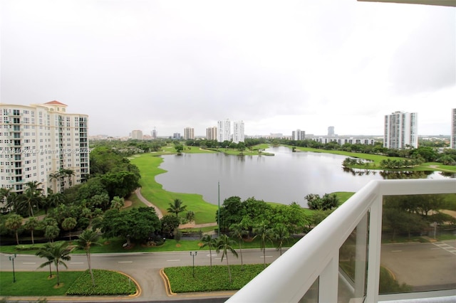 20185 E Country Club Dr Unit 1105, Aventura, FL 33180 - water view featuring nearby urban area