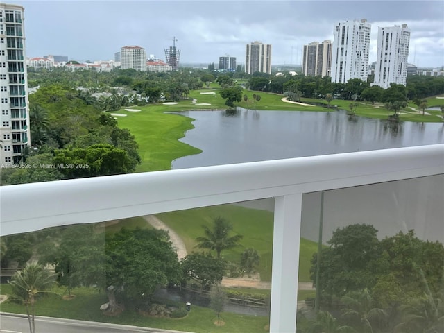 20185 E Country Club Dr Unit 1105, Aventura, FL 33180 - water view with nearby urban area