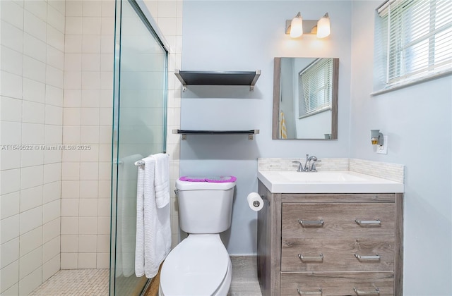 9370 SW 61st St, Miami, FL 33173 - bathroom featuring a stall shower and vanity