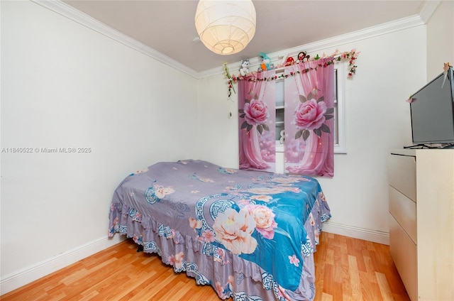 9370 SW 61st St, Miami, FL 33173 - bedroom featuring wood finished floors and ornamental molding
