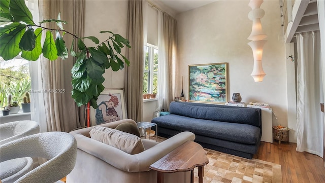 1521 Lenox Ave Unit 307, Miami Beach, FL 33139 - living room with wood finished floors