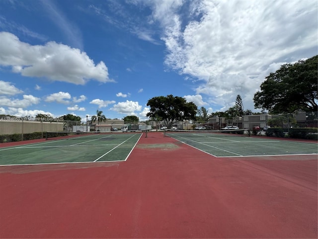 1341 W Fairway Rd Unit 1, Pembroke Pines, FL 33026 - view of tennis court featuring community basketball court