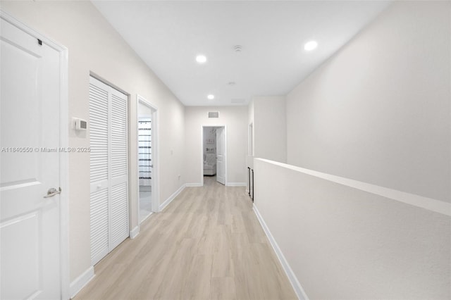 25009 SW 108th Ave, Homestead, FL 33032 - hall featuring light wood finished floors and recessed lighting