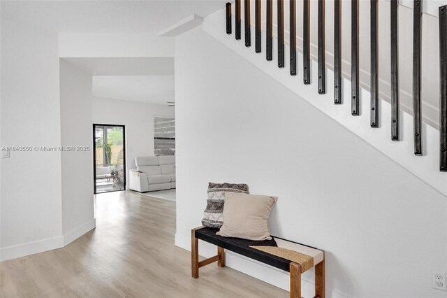 25009 SW 108th Ave, Homestead, FL 33032 - stairway with wood finished floors and baseboards