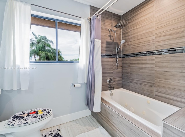 1000 NE 204th Ln Unit D, Miami, FL 33179 - full bath featuring toilet and a combined bath / shower with jetted tub