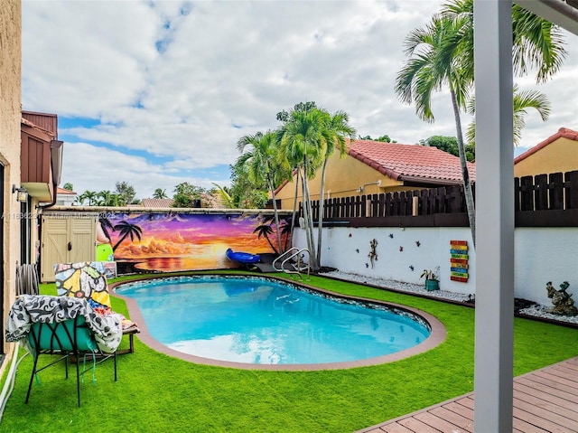 1000 NE 204th Ln Unit D, Miami, FL 33179 - view of pool featuring a deck