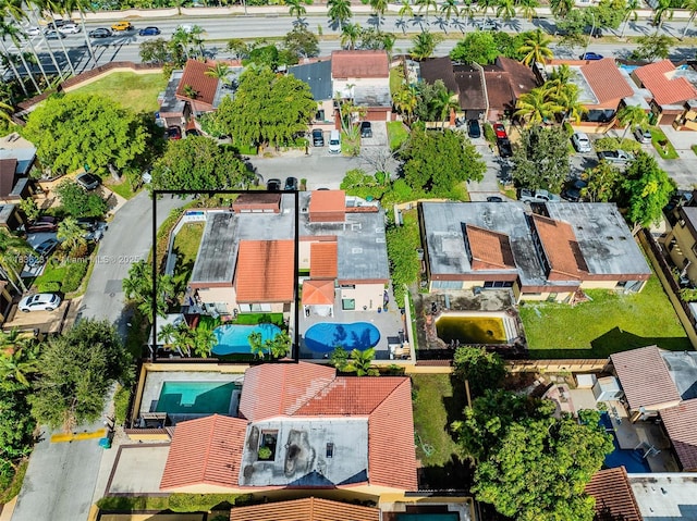 1000 NE 204th Ln Unit D, Miami, FL 33179 - aerial perspective of suburban area with a pool