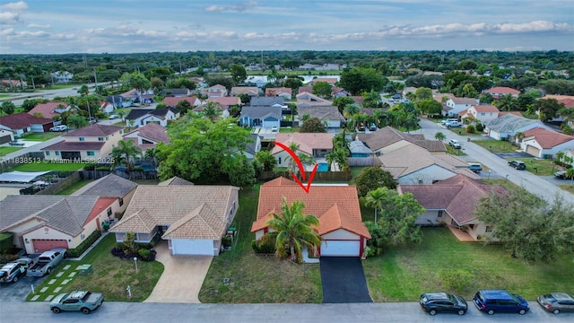 5911 Epsom Ln, Davie, FL 33331 - aerial perspective of suburban area