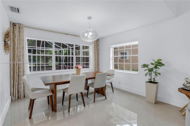 1204 Bayview Cir, Weston, FL 33326 - tiled dining room with plenty of natural light