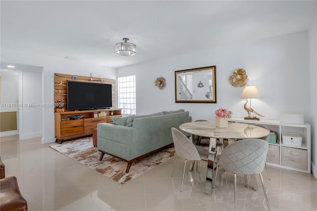 1204 Bayview Cir, Weston, FL 33326 - dining space featuring tile patterned flooring and baseboards