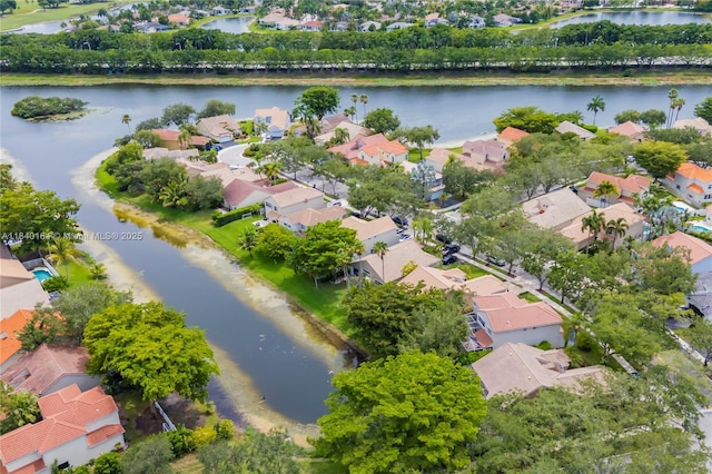 1204 Bayview Cir, Weston, FL 33326 - aerial overview of property's location with nearby suburban area and a nearby body of water
