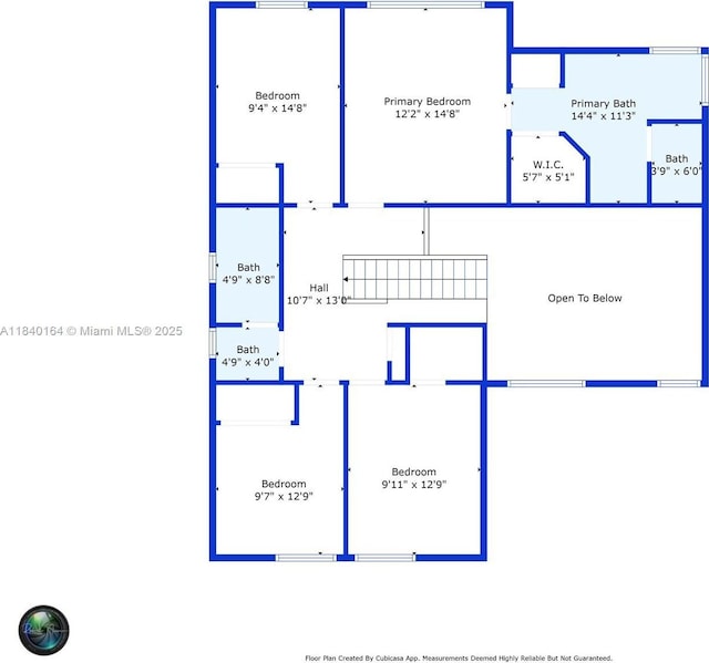 1204 Bayview Cir, Weston, FL 33326 - view of floor plan / room layout