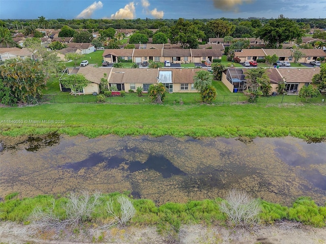9530 W Daffodil Ln, Miramar, FL 33025 - aerial view of residential area featuring a large body of water