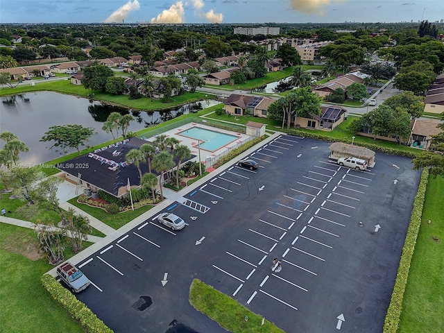 9530 W Daffodil Ln, Miramar, FL 33025 - bird's eye view of a large body of water and a pool