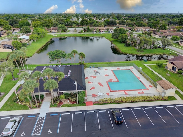 9530 W Daffodil Ln, Miramar, FL 33025 - aerial view of a nearby body of water and a pool area