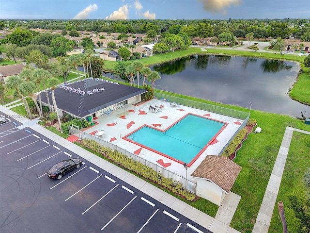 9530 W Daffodil Ln, Miramar, FL 33025 - bird's eye view of a nearby body of water and a pool