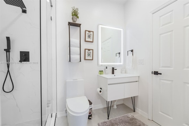 13526 Jonquil Pl, Wellington, FL 33414 - full bath featuring a marble finish shower and vanity