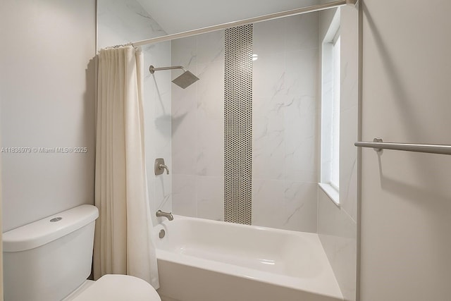 14972 SW 50th Ct, Davie, FL 33331 - full bathroom with shower / tub combo with curtain and toilet