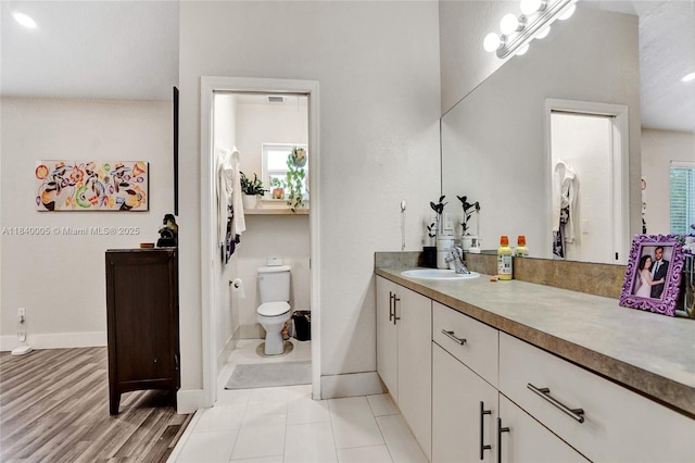 8657 SW 22nd Ct, Miramar, FL 33025 - bathroom featuring vanity and baseboards