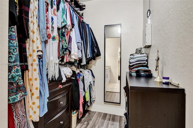 8657 SW 22nd Ct, Miramar, FL 33025 - walk in closet featuring wood finished floors
