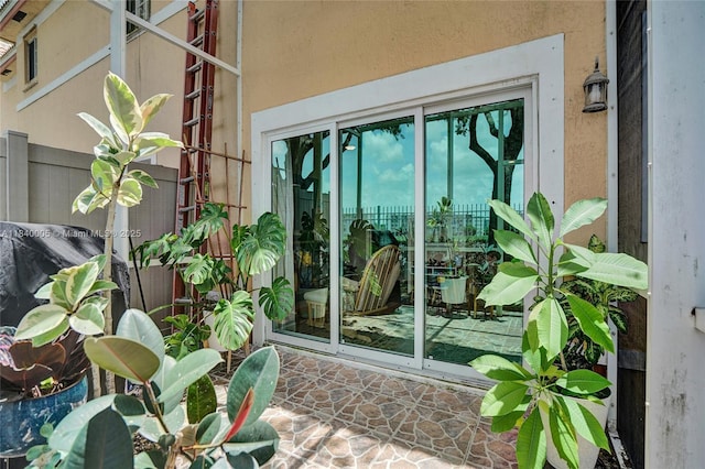8657 SW 22nd Ct, Miramar, FL 33025 - view of exterior entry with stucco siding