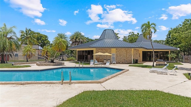 8713 SW 137th Ave Unit 8713, Miami, FL 33183 - community pool with a patio area