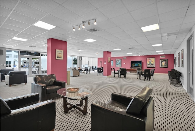 2100 W Sans Souci Blvd Unit E1, North Miami, FL 33181 - lobby with a drop ceiling