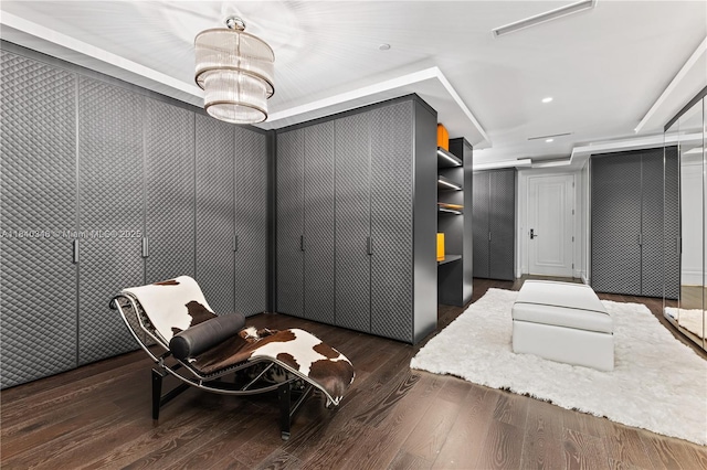 17901 Collins Ave Unit Ts4205, Sunny Isles Beach, FL 33160 - sitting room featuring wood finished floors and recessed lighting