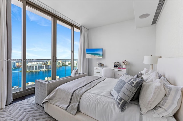 17901 Collins Ave Unit Ts4205, Sunny Isles Beach, FL 33160 - bedroom with a water view and access to exterior