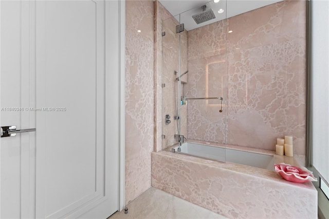17901 Collins Ave Unit Ts4205, Sunny Isles Beach, FL 33160 - full bathroom with a combined bath / shower with rainfall shower
