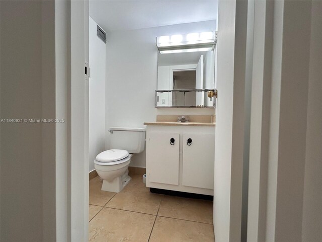 16919 N Bay Rd Unit 204, Sunny Isles Beach, FL 33160 - bathroom featuring tile patterned flooring and vanity