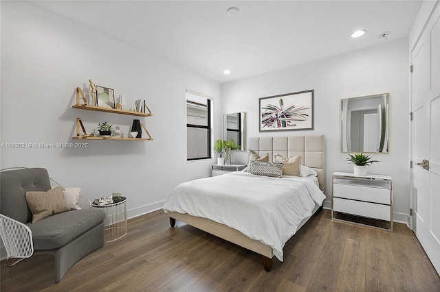 13467 Artisan Cir, Palm Beach Gardens, FL 33418 - bedroom featuring recessed lighting and wood finished floors