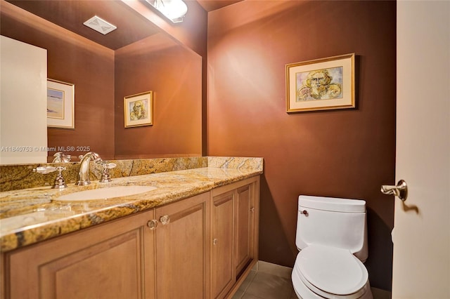 53 Northwoods Ln, Boynton Beach, FL 33436 - bathroom with vanity and tile patterned flooring
